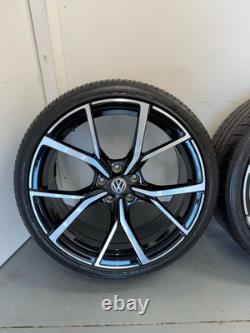 4X 19 VW GolfR Estoril Style alloy wheels. 5X112 With Dimond Cut