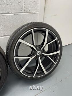 4X 19 VW GolfR Estoril Style alloy wheels. 5X112 With Dimond Cut