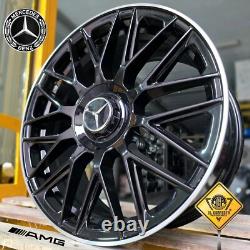 4 New 18' Sport Pack Style Alloy Wheels For Mercedes A B C CLA GLA GLC