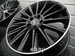 4 New 18'' Style Pack Sport Alloy Wheels For Mercedes A B C CLA GLA GLC