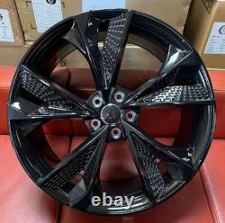 4 X 20 New Rs7 Style Alloy Wheels To Fit Audi A5 A7 A8 Black Et30