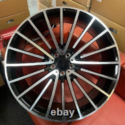 4 X 22 S Class Amg Multi Spoke Style Alloy Wheels To Fit Merc S Class