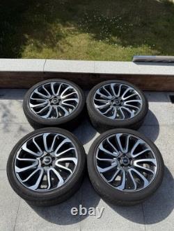 4 X GENUINE STYLE 7007 RANGE ROVER L405 L494 22 TURBINE ALLOY WHEELS And Tyres