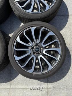 4 X GENUINE STYLE 7007 RANGE ROVER L405 L494 22 TURBINE ALLOY WHEELS And Tyres