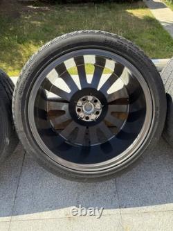 4 X GENUINE STYLE 7007 RANGE ROVER L405 L494 22 TURBINE ALLOY WHEELS And Tyres