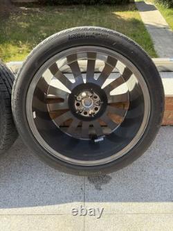 4 X GENUINE STYLE 7007 RANGE ROVER L405 L494 22 TURBINE ALLOY WHEELS And Tyres