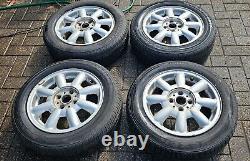 4 x 100 BMW MINI 8 SPOKE DAISY STYLE ALLOY WHEELS 15 INCH MAZDA MX5 / EUNOS