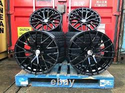 4 x 18 A3 S Line Style Alloy Wheels + Tyres Black Audi A3 5x112 2004-present