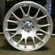 4 X 18 Bbs Ch Style Alloy Wheels To Fit Audi A3 A4 A6 Tt Black Edition Silver