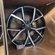 4 X 18 Estoril Style Alloy Wheels Black / Pol To Fit Audi/vwithseat Vag Models