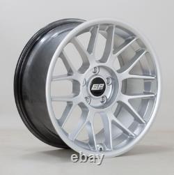 4 x 18 x 8.5 6P DTM 5x120 alloy wheels fit E36 E46 E92 E90 Hyper Silver