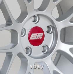4 x 18 x 8.5 6P DTM 5x120 alloy wheels fit E36 E46 E92 E90 Hyper Silver