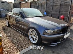 4 x 18 x 8.5 6P DTM 5x120 alloy wheels fit E36 E46 E92 E90 Hyper Silver