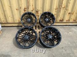 4 x 19 BMW 3 SERIES F30 F31 F34 BLACK 644 DESIGN 8.5J 9.5J ALLOY WHEELS