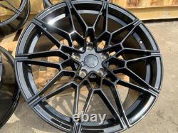 4 x 19 BMW 3 SERIES F30 F31 F34 BLACK 644 DESIGN 8.5J 9.5J ALLOY WHEELS