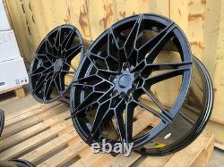 4 x 19 BMW 3 SERIES F30 F31 F34 BLACK 644 DESIGN 8.5J 9.5J ALLOY WHEELS
