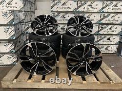 4 x 19 TTRS S5 STYLE ALLOY WHEELS AUDI BLACK EDITION S-LINE A3 A4 A6 + TYRES