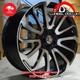4 X 20 Turbine Style Alloy Wheels Black / Pol To Fit Rr Velar (5x120)