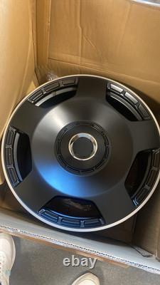 4 x AMG Mercedes Monoblock Style Black 20 Inch Alloy Wheels With Polished Lip