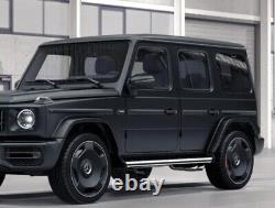 4 x AMG Mercedes Monoblock Style Black 20 Inch Alloy Wheels With Polished Lip