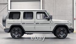 4 x AMG Mercedes Monoblock Style Black 20 Inch Alloy Wheels With Polished Lip