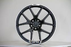4 x Alloy Wheels for Mercedes C E Class 19 Matt Black AMG Style W205 C205 W213