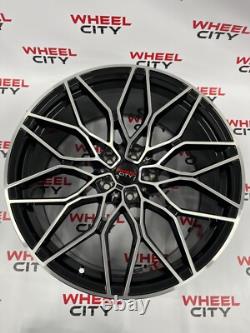 4 x BMW 20 BLACK POLISHED 1000M Style Alloy Wheels 5x112 3 4 5 6 7 8 series