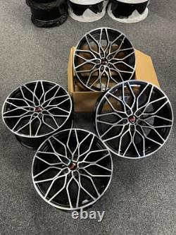 4 x BMW 20 BLACK POLISHED 1000M Style Alloy Wheels 5x112 3 4 5 6 7 8 series