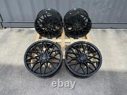 4 x BMW 2 3 4 5 Series 19 Gloss Black 1000M Style Alloy Wheels G42 G20 G30