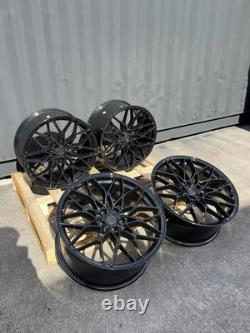 4 x BMW 2 3 4 5 Series 19 Gloss Black 1000M Style Alloy Wheels G42 G20 G30