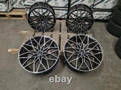 4 x BMW 2 3 4 5 Series 20 Gloss Black Pol 1000M Style Alloy Wheels G42 G20 G30