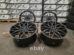 4 x BMW 2 3 4 5 Series 20 Gloss Black Pol 1000M Style Alloy Wheels G42 G20 G30