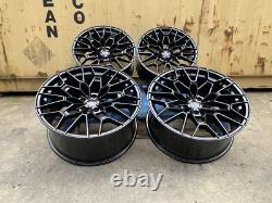 4 x BMW 3 4 5 8 19 BLACK G80 M3 1000M Style Alloy Wheels G20 G22 G30 UK SELLER