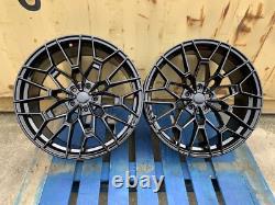 4 x BMW 3 4 5 8 20 BLACK G80 M3 1000M Style Alloy Wheels G20 G22 G30 UK SELLER