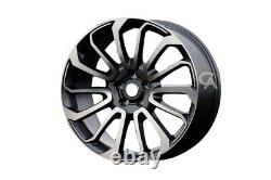 4 x For Range Rover 21 Turbine Style Diamond Cut Silver Alloy Wheels L405