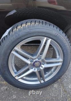 4 x Mercedes style 17alloy wheels and Bridgestone Blizzak winter tyres and tpm 4 x Mercedes style 17alloy wheels and Bridgestone Blizzak winter tyres and tpm