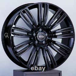 4 x RR Velar Evoque 22 Satin Black 2023 Style Alloy Wheels L560 L538 UK SELLER