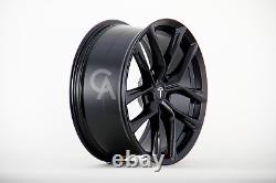 4 x Tesla Model 3 Y 19 Satin Black Performance Style Alloy Wheels