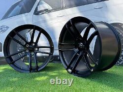 4x20 Inch 5x115 Dodge Black Half Matt for Hellcat Widebody 2 Style alloy wheels