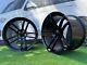4x20 Inch 5x115 Dodge Black Half Matt For Hellcat Widebody 2 Style Alloy Wheels