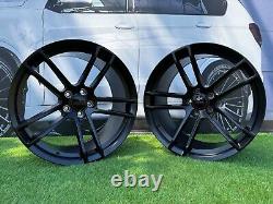 4x20 Inch 5x115 Dodge Black Half Matt for Hellcat Widebody 2 Style alloy wheels