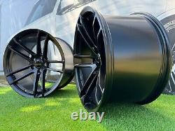 4x20 Inch 5x115 Dodge Black Half Matt for Hellcat Widebody 2 Style alloy wheels