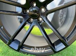 4x20 Inch 5x115 Dodge Black Half Matt for Hellcat Widebody 2 Style alloy wheels