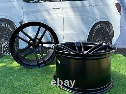 4x20 Inch 5x115 Dodge Black Half Matt for Hellcat Widebody 2 Style alloy wheels
