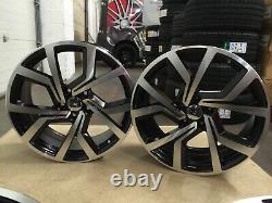 4x 18 GOLF R CLUBSPORT STYLE ALLOY WHEELS TO FIT VW GOLF PASSAT CADDY EOS