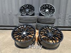 4x 19 BMW ALLOY WHEELS COMPETITION 827M STYLE STAGGERED + TYRES 5x120 CONCAVE