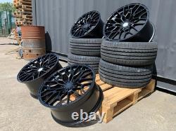 4x 19 BMW ALLOY WHEELS COMPETITION 827M STYLE STAGGERED + TYRES 5x120 CONCAVE