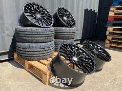 4x 19 BMW ALLOY WHEELS COMPETITION 827M STYLE STAGGERED + TYRES 5x120 CONCAVE