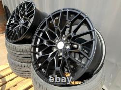 4x 19 BMW ALLOY WHEELS COMPETITION 827M STYLE STAGGERED + TYRES 5x120 CONCAVE