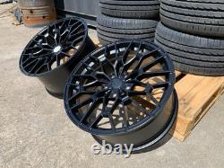 4x 19 BMW ALLOY WHEELS COMPETITION 827M STYLE STAGGERED + TYRES 5x120 CONCAVE